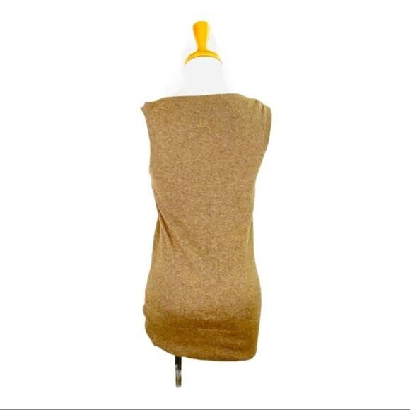 BCBGMaxazria V-neck Vest Angora Wool Blend Knit Embroidered BCBG Logo Womens M - Picture 5 of 8